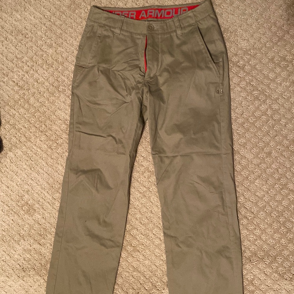 Under armour khaki golf pants 32x32
